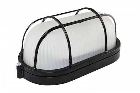 TDM ELECTRIC SQ0303-0039 Светильник НПБ1202 черный/овал с реш. 100Вт IP54 TDM